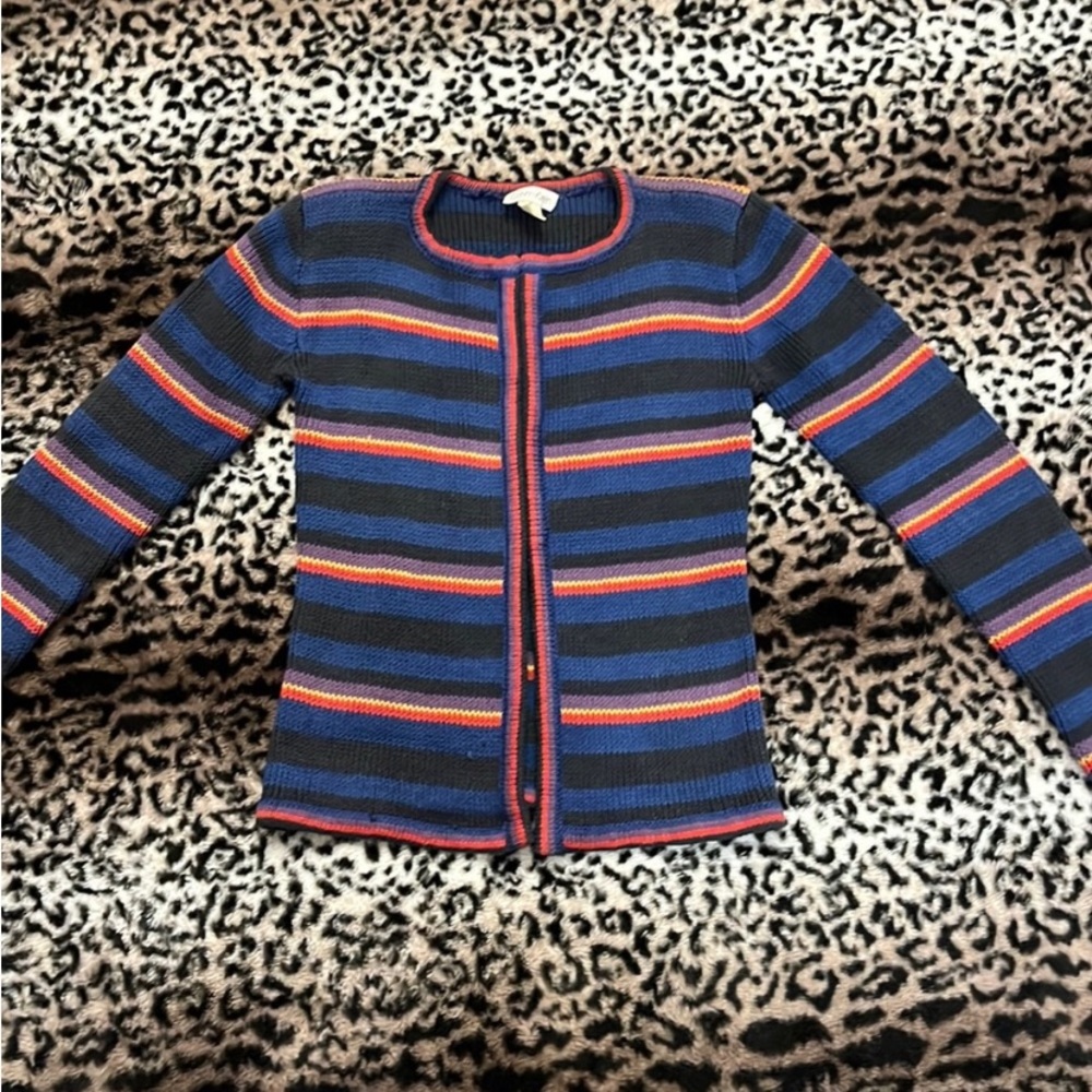 Calvin Klein Vintage Fitted Cardigan Sweater circa 1970’s size S